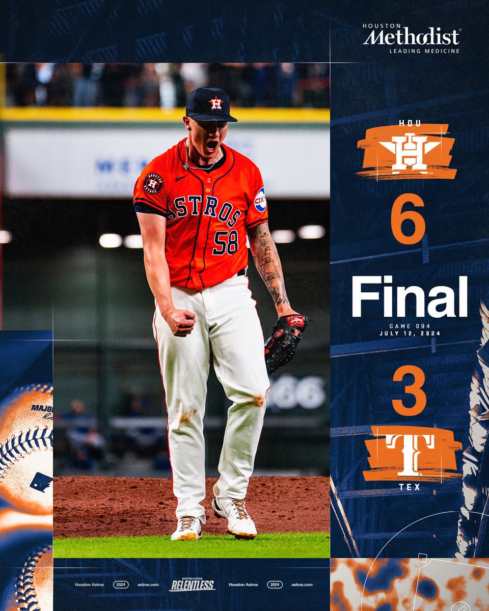 astros's tweet photo. Even the dubs are bigger in Texas.

#Relentless x @MethodistHosp https://t.co/jTVp9a2pfi