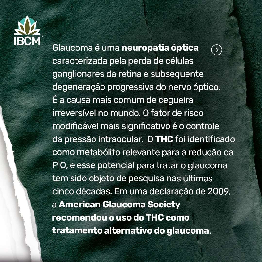 ibcmbrasil's tweet photo. 👁️📷A Cannabis medicinal, especialmente o THC, está revolucionando o tratamento do glaucoma! 
O glaucoma, uma das principais causas de cegueira irreversível, pode ser tratado efetivamente com o THC, que reduz a pressão intraocular e oferece recursos neuroprotetores.   #IBCM #THC https://t.co/h3T3d0W8yQ