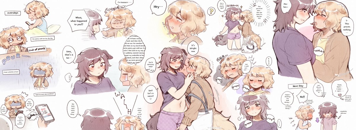 chadolbaegi7's tweet photo. art for @AbsenceofNothin! 
emotional support 🐾 https://t.co/DN5G8MVq3g
