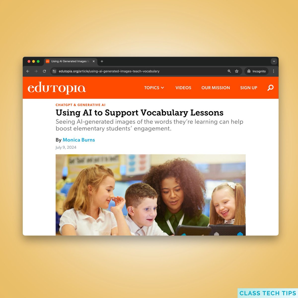 📚 Check out my new article on @Edutopia about using AI to support vocabulary instruction! Practical tips for teachers: edutopia.org/article/using-… #EdTech #K12 #AI
