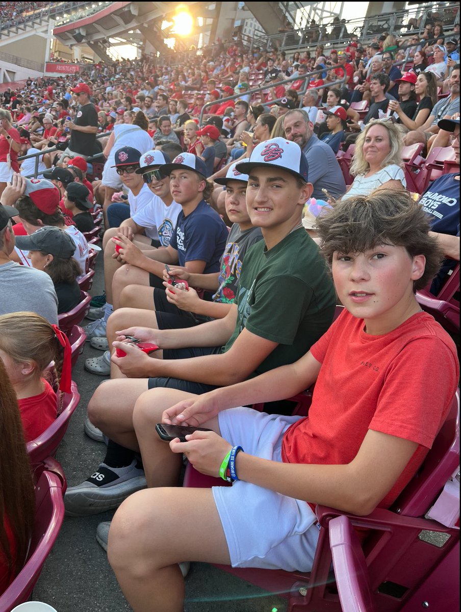 Good times at Great American Ball Park.  
<a href="/DBBaseballClub/">Diamond Boys Baseball Club</a>