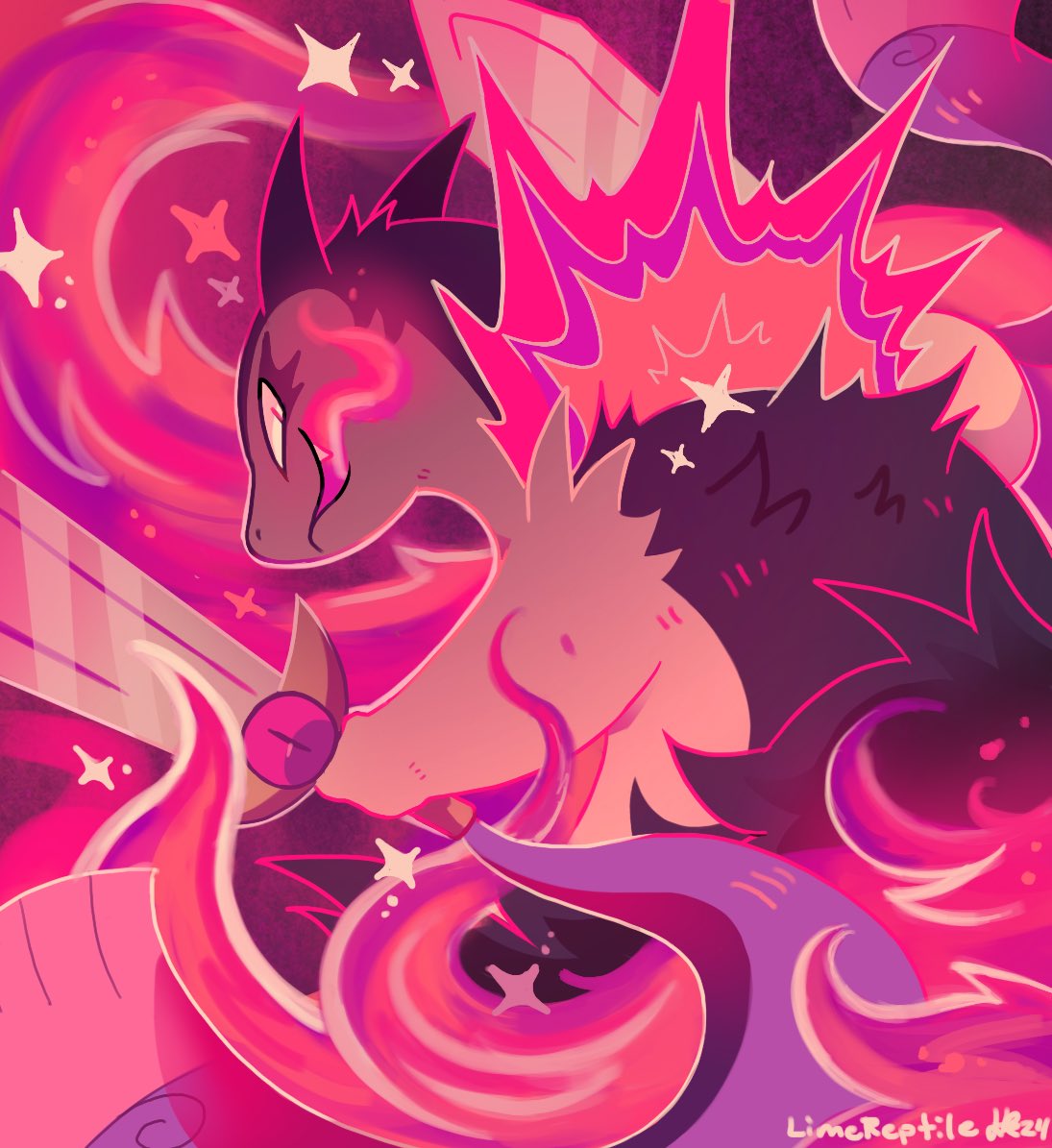 limereptileart's tweet photo. Artfight attack for @honeybirdseed ! 🔥🔥 https://t.co/qw7JAZsbDU