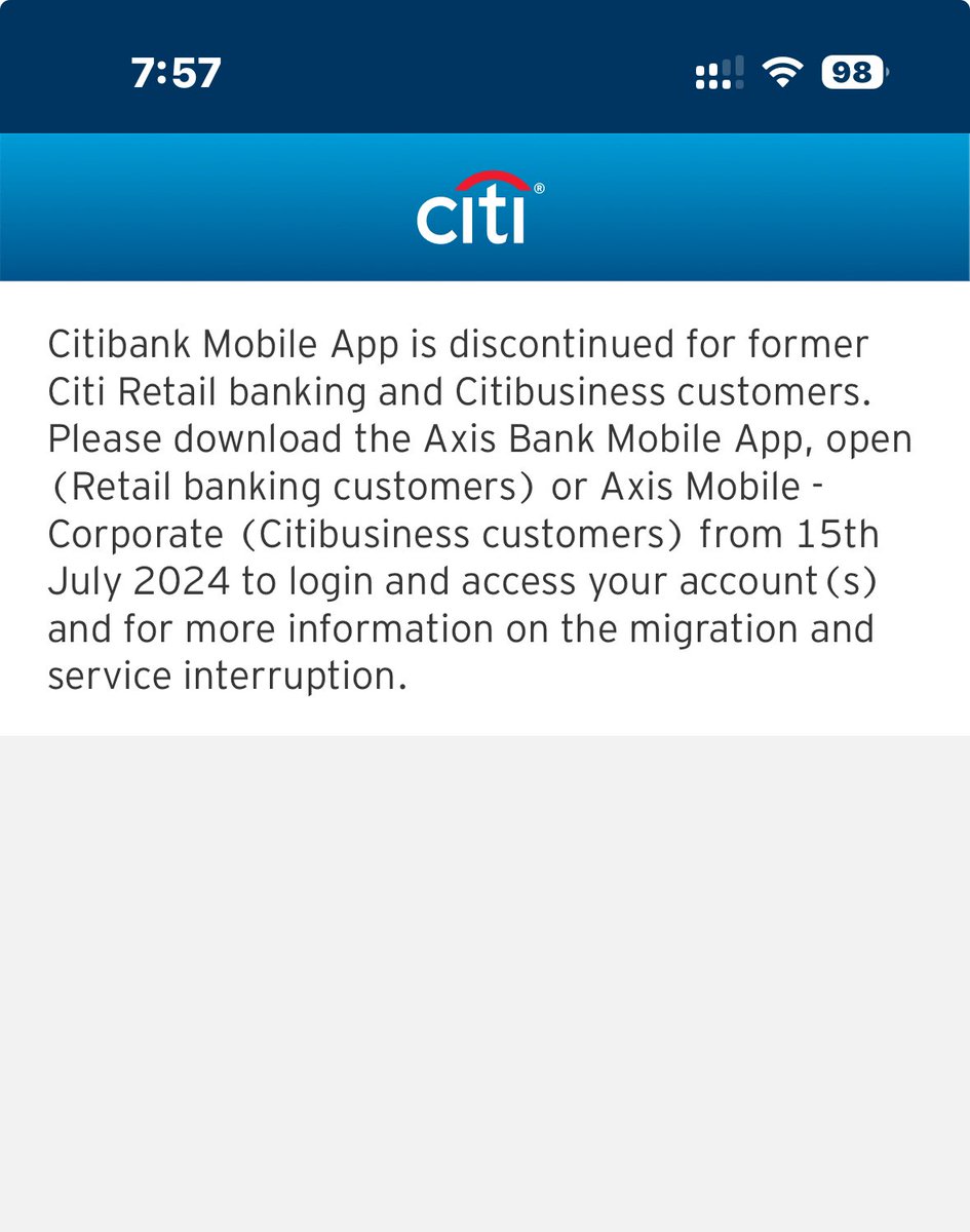 Rest in Peace CItI India. You were amazing for sure…