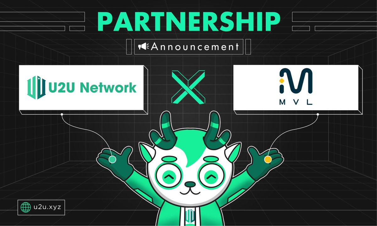 🤝U2U Network is officially partnering with @mvlchain - A fast-growing Web  3 Mobility Ecosystem on the blockchain. MVL leverages blockchain technology  to seamlessly connect the virtual and real worlds, driving new innovations