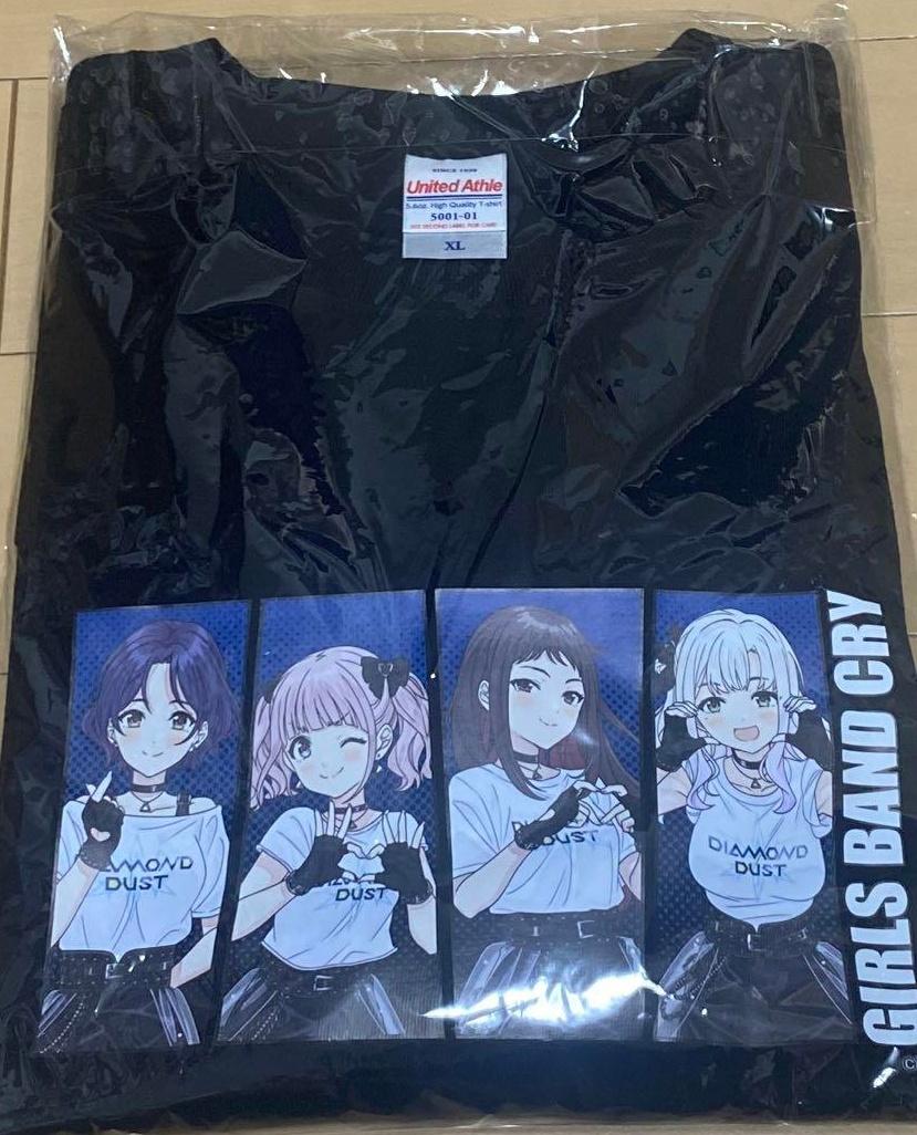 ketsuago_tami's tweet photo. ガールズバンドクライ ドン・キホーテ ドンキ ガルバン 交換 譲渡 

譲 ダイヤモンドダスト tシャツ 
求 定価＋送料

クソ転売ヤーのせいでアクスタや缶バッジが買えずたいへんイラついております
こちらは本当に欲しい方に渡って欲しいため購入しました
銀行振込、先払いでお願いしています
リプまで https://t.co/kx4xzHiSF6