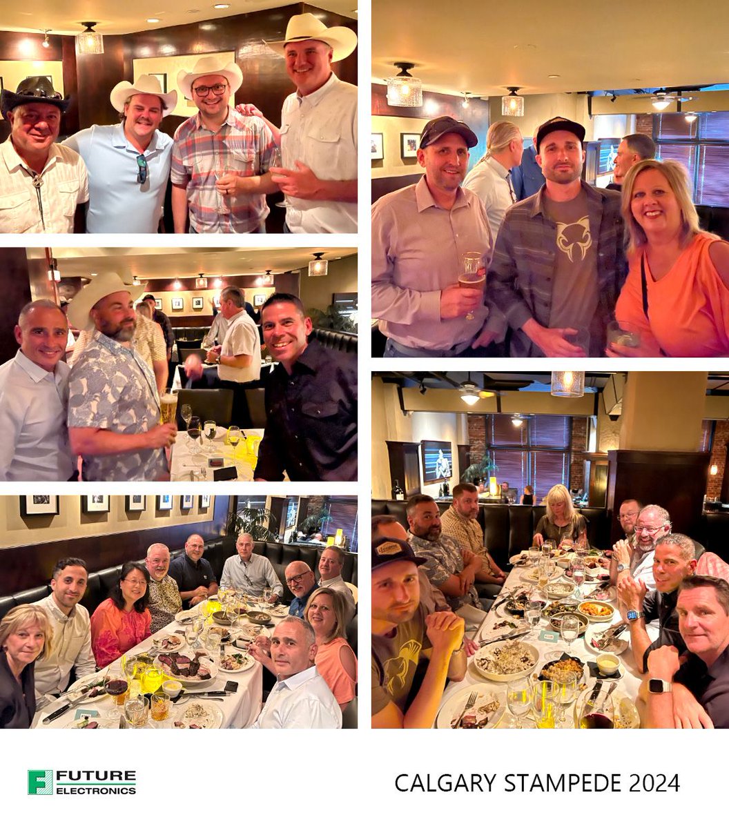 FutureElec's tweet photo. Our Future Electronics’ team had a great time at the Calgary Stampede 2024! It was a fantastic opportunity for team bonding and celebrating together. #CalgaryStampede2024 #FutureElectronics #Networking #SupplierMeetings https://t.co/nQ2MdWGEAd
