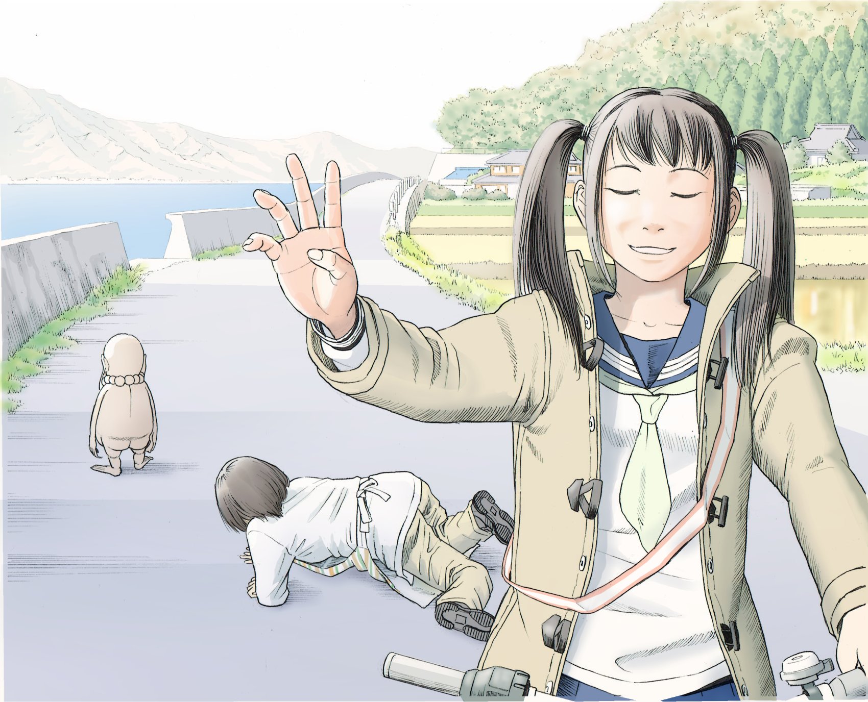 ゴールデンゴールド　1巻　堀尾省太　直筆イラスト入りサイン本　刻刻　アニメ 堀尾省太「ゴールデンゴールド1」直筆イラスト入りサイン本 刻刻