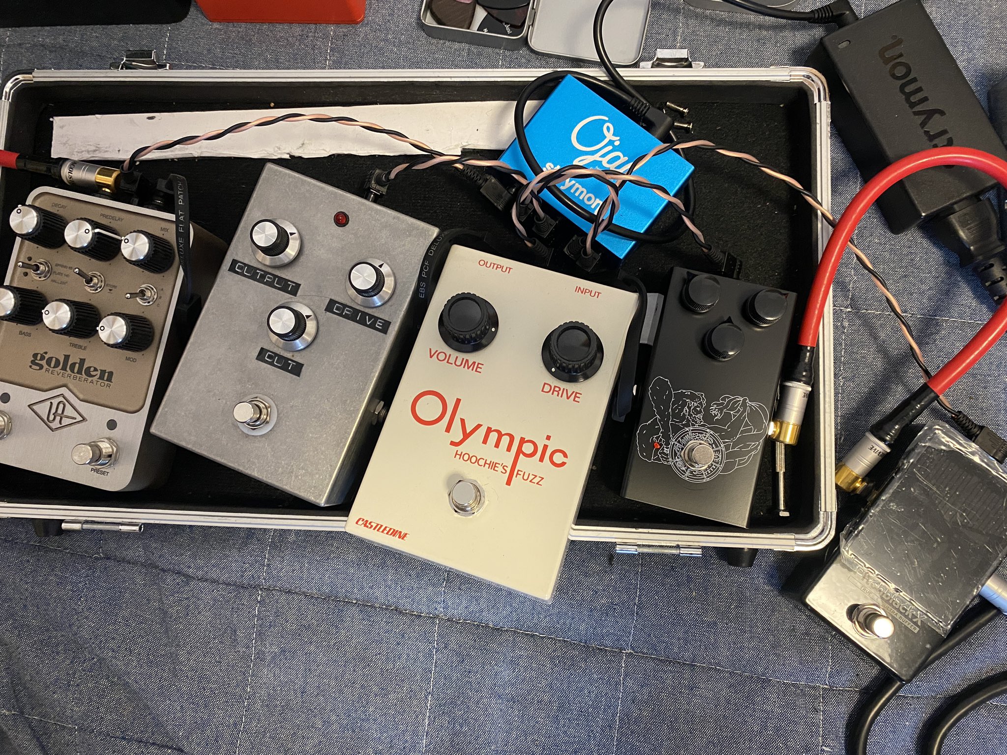 ギター CASTLEDINE ELECTRONICS OLYMPIC FUZZ GE Castledine Olympic Custom Fuzz - Brand New | Reverb