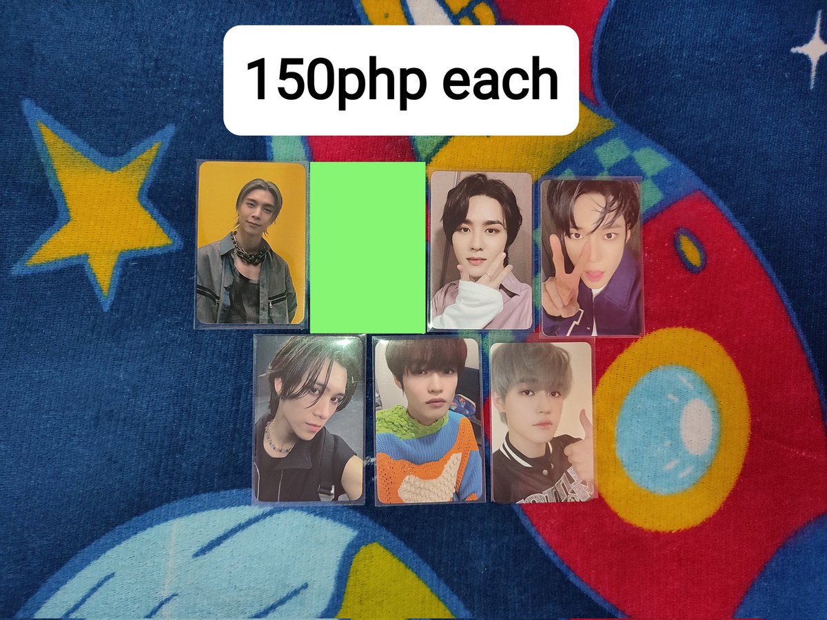 [ wts | lfb | help rt ]

🏷️ NCT Photocards

— Onhand
— DNC if sensitive w/ marks
— Pls see photo for prices

‼️Strictly NO CANCELATION‼️

DOP: Payo or Flexi DOP (will require 50% NRDP w/in 24hrs; Rem. Bal.; July 30, 2024)

MOP: Gcash

MOD: Sdd/Ggx/Flash/J&amp;T