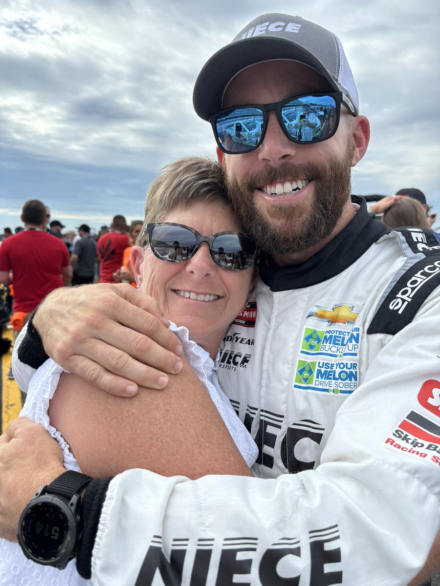 My day was made with a hug from <a href="/RossChastain/">Ross Chastain</a> always family. Always a big smile.