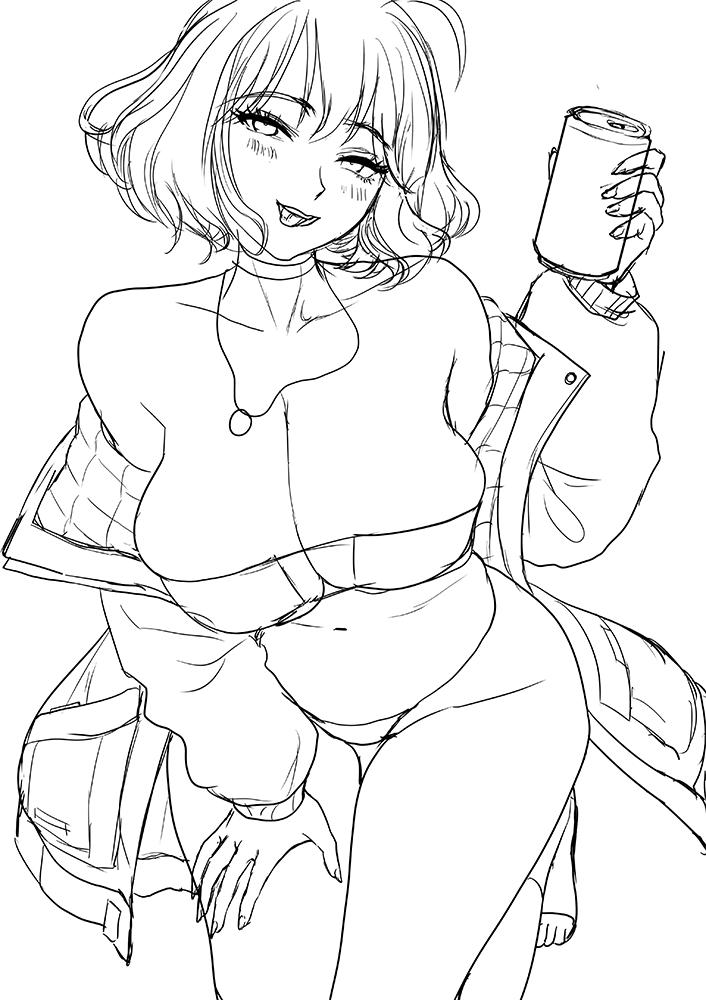 I want my sparkling Anis 💦😩hope she'll be up for pull soon.
early sketch~ 