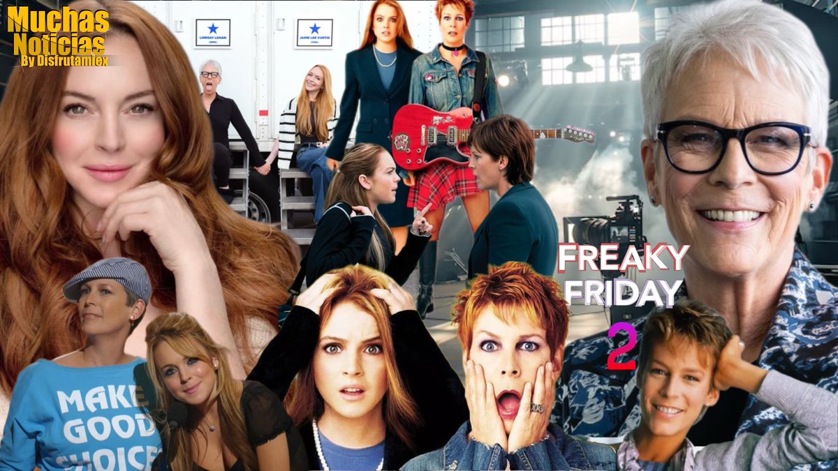 bigecoflow's tweet photo. 👵🏻Lindsay Lohan y Jamie Lee Curti👱🏻‍♀️de nuevo en un Viernes de Locos 2 🤪( A crazy Friday 2 ) @lindsaylohan y @jamieleecurtis @CrazyFriday4 
https://t.co/yJEcfGpJgW https://t.co/H4GeXsRSAY