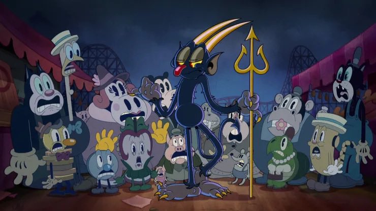 TheInkwellHell's tweet photo. I quite literally am the Devil. The big cheese of the Underworld, missy.

I could end you with a slam of my pitchfork so I would choose your words carefully, dear Stella. https://t.co/LpL1WgHemS