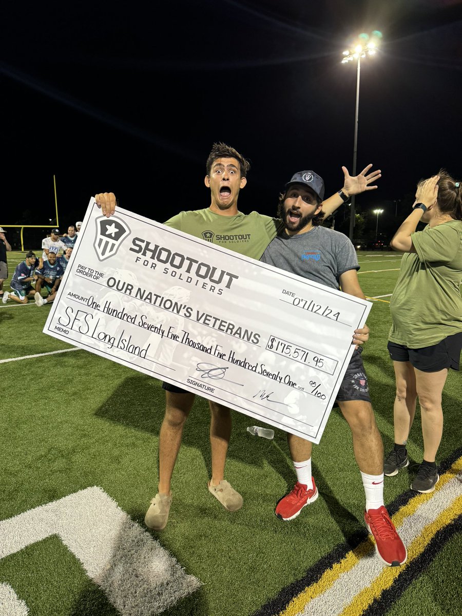 Eli Naughton (@enaugh19) on Twitter photo Truly an amazing event and an amazing experience supporting our troopsâŠwill always love my SFS family đ„Čđ«¶
<a href="/SFSLacrosse/">Shootout for Soldiers</a> Truly an amazing event and an amazing experience supporting our troopsâŠwill always love my SFS family đ„Čđ«¶
<a href="/SFSLacrosse/">Shootout for Soldiers</a>