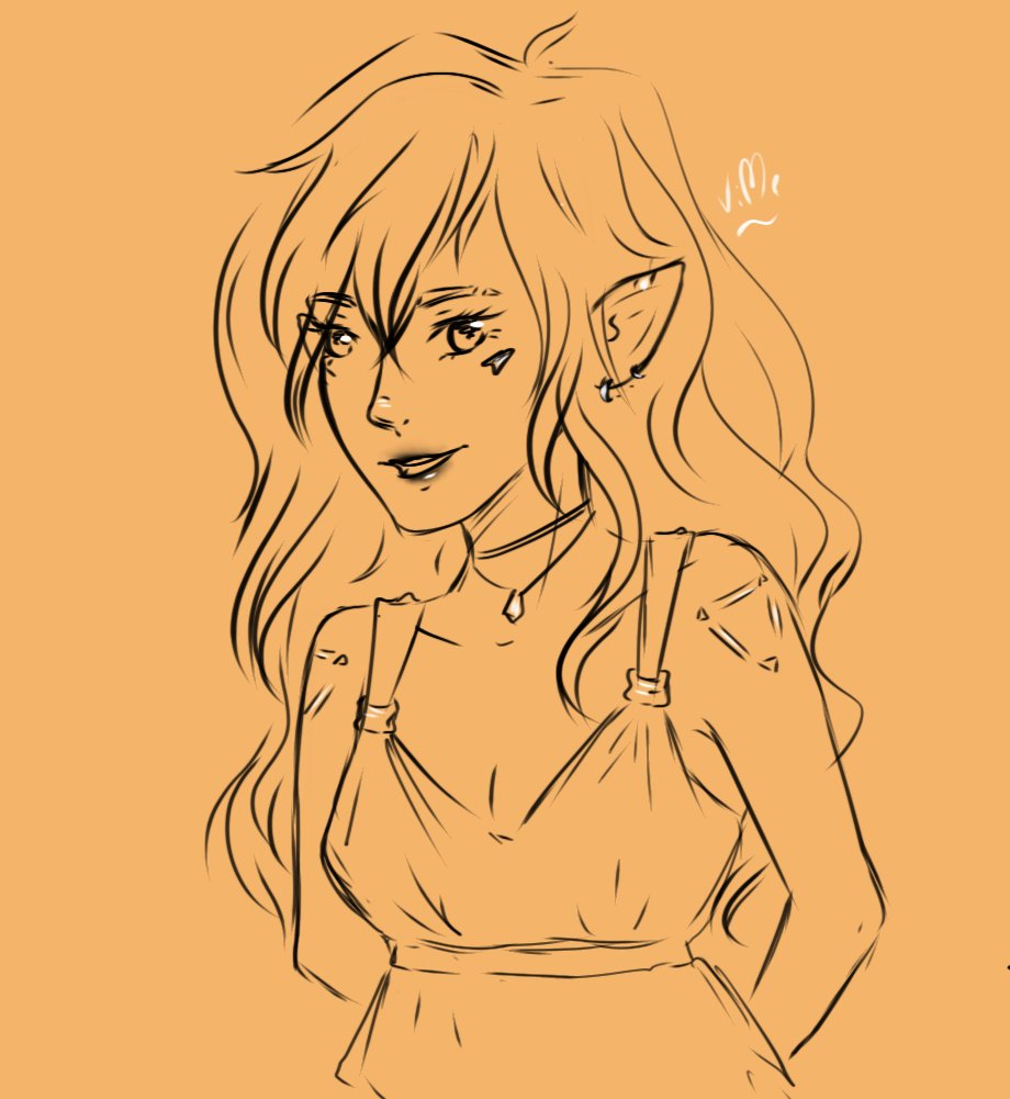 vimeart_'s tweet photo. Comprei um tablet pra pipocar desenho então vamo ao que interessa 👩🏻🎨
#digitalart #amordoce #originalcharacter #Erutan ♡ https://t.co/sOFlg4UtPl