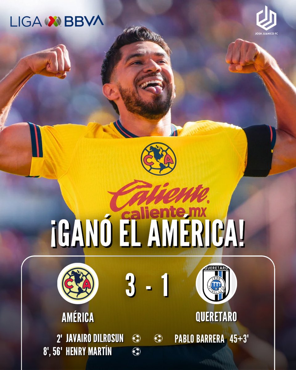 JoshJuanico's tweet photo. Hoy volvimos a disfrutar de los goles de @HenryMartinM ⚽️🔥 
Me gusta cuando juega mi @ClubAmerica https://t.co/ZDvZtc4zYF