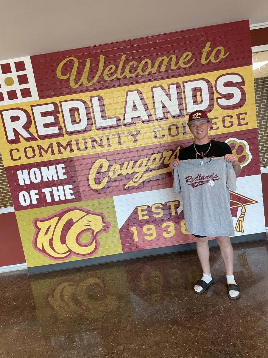 <a href="/Toddhouse145/">Todd</a>  had a great visit to <a href="/redlandscougars/">Redlands Community College</a> to get registered, setup housing, and schedules. Huge thanks to <a href="/trenttrox/">Trent Troxell</a> and <a href="/CoachPalmer1010/">Coach Palmer</a>  for the hospitality while we were there. Looking forward to a great season.