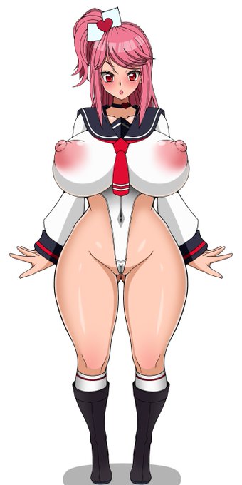 キツキツ鋭角セーラーレオタードの鏡華ちゃんできました。

たまにはニーハイじゃなくてハイソックスもいいよね。 