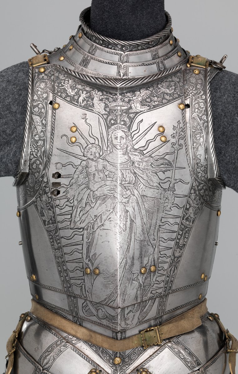 MisterRayden's tweet photo. Armadura de Fernando I, emperador del Sacro Imperio Romano Germánico, (Detalle de la coraza), 1549. https://t.co/vrZoNrK3Mw