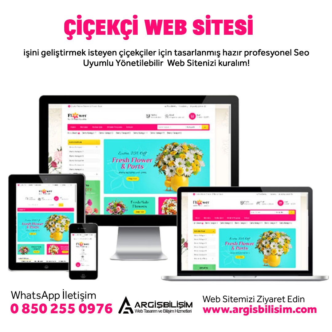 ArgisBilisim's tweet photo. işini geliştirmek isteyen çiçekçiler için tasarlanmış hazır profesyonel Seo Uyumlu Yönetilebilir  Web Sitenizi kuralım! 
İşletmenizin veya markanızın mobil cihazlara uyumlu web sitesini tasarlayalım. 
Detaylı bilgi için;
📞 0 850 255 0976
⌨️ https://t.co/E3gKhvMdaE

#çiçekçi https://t.co/rrGe1R7Tqp