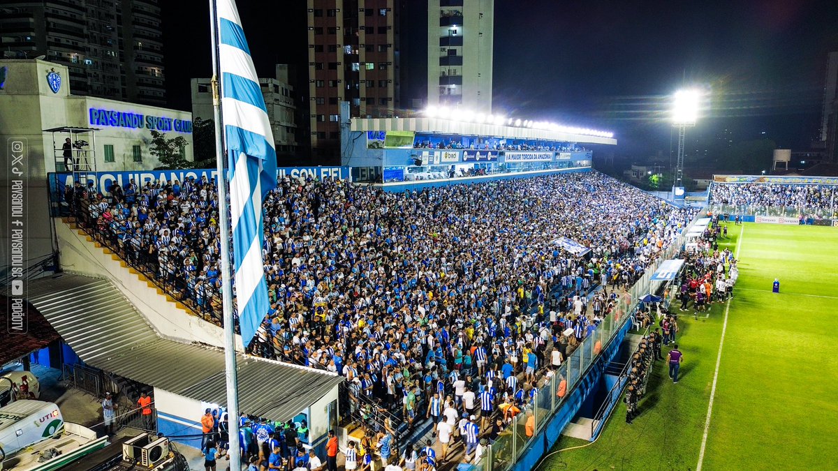 Paysandu's tweet photo. A nossa casa, o nosso caldeirão! A maior torcida da Amazônia faz a diferença! 🔥

QUE FESTA SENSACIONAL! 🐺🤩

📷 Márcio Melo/Paysandu
#OMaiorCampeãodaAmazônia #ÉoLoBo https://t.co/PA3Tg4YE9X
