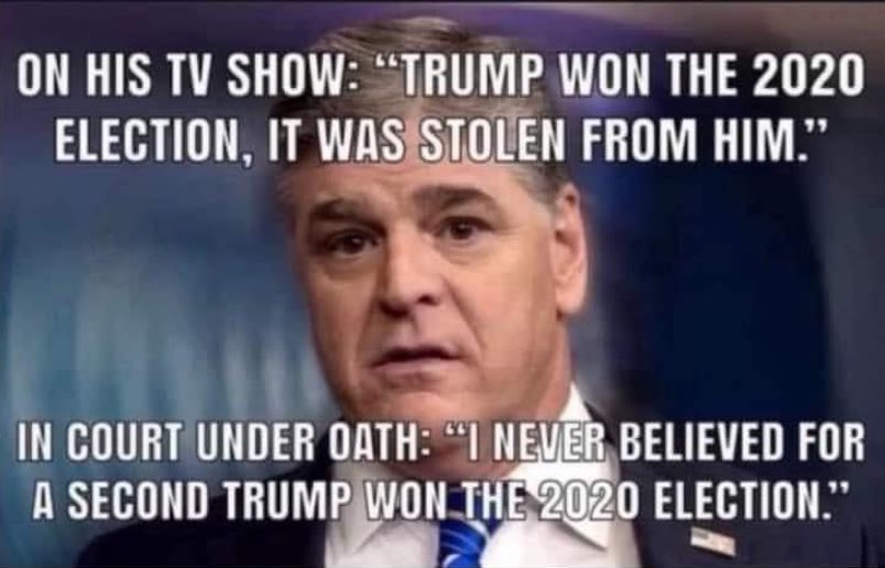 While the MAGA sheep mindlessly believe.