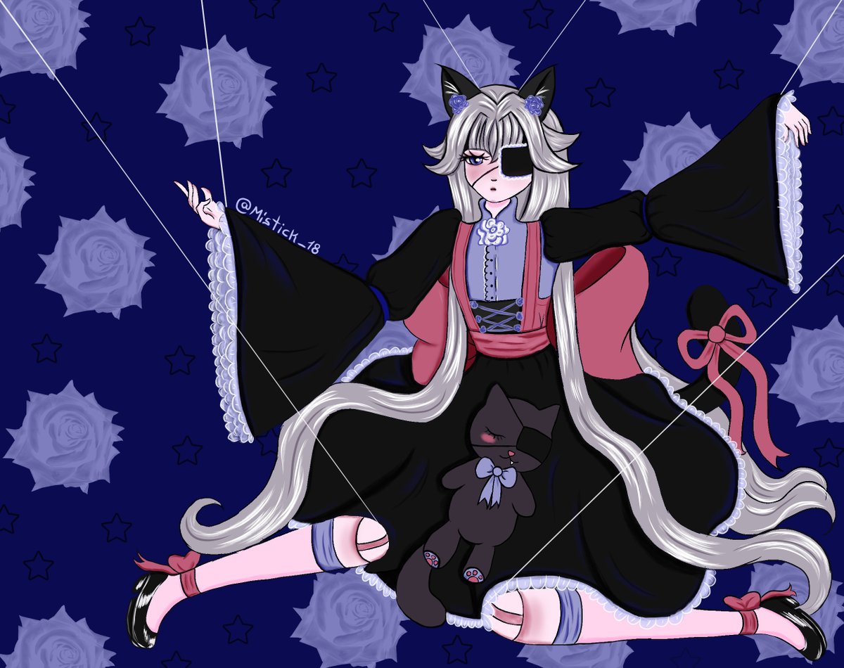 Mistick_18's tweet image. doll puppet oc´s 
#ocs  #doll #puppetverse #digitalart #comissionopen #gothic #pastelgoth