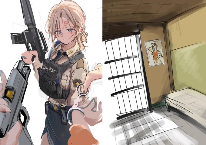 初期のラフと部屋の概念図 