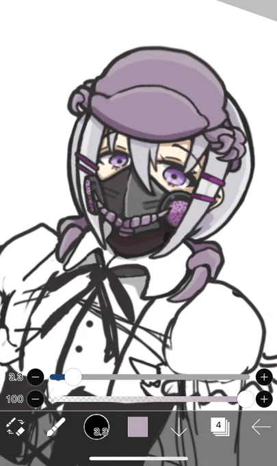 筆が止まっちょりますけえ 