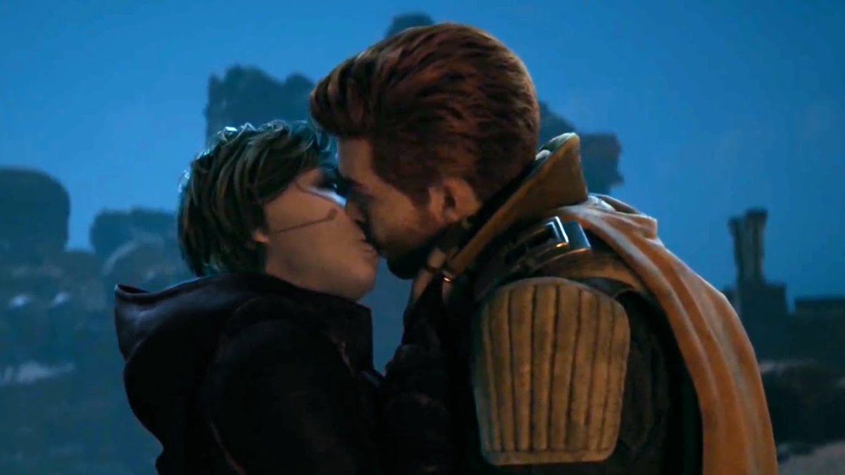 kazskruge's tweet photo. i love when star wars romance is enemies to lovers featuring a girl who came from witches and a guy who is an ex-jedi 
#calmerrin #oshamir https://t.co/6gprlpGzyU