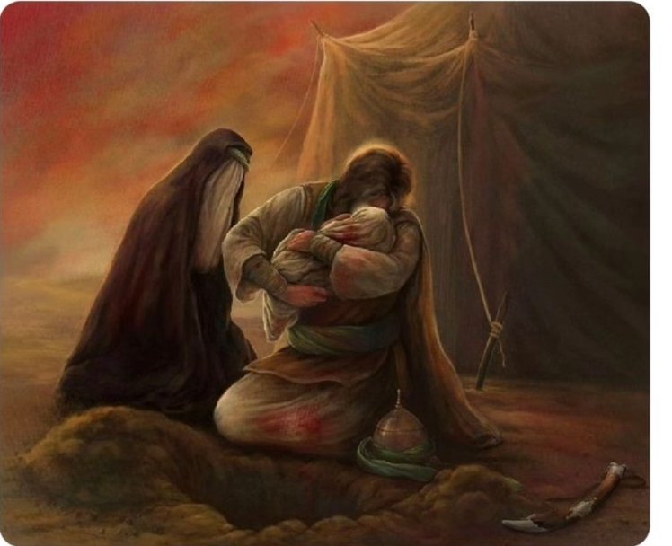 The Smallest Coffins are the heaviest ones😭
#یوم_علی_اصغر_ابن_الحسین