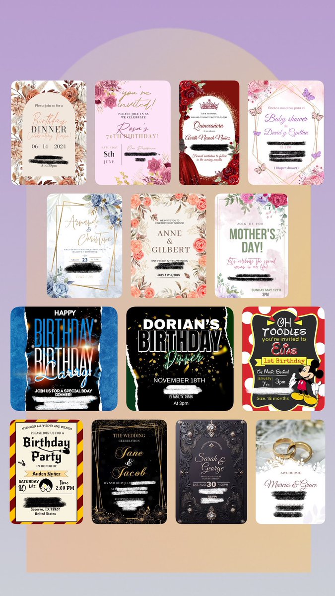 enelyajaylene's tweet photo. ✨$10!!!✨

Custom digital invitations/flyers, logos ect. I can do it all!! Let me turn your ideas into reality!!🩷
📍Based in El Paso, TX✨
📲 Order by Dm or Text⤵️
(915)301-5997☺️ https://t.co/LFkXGvoRla