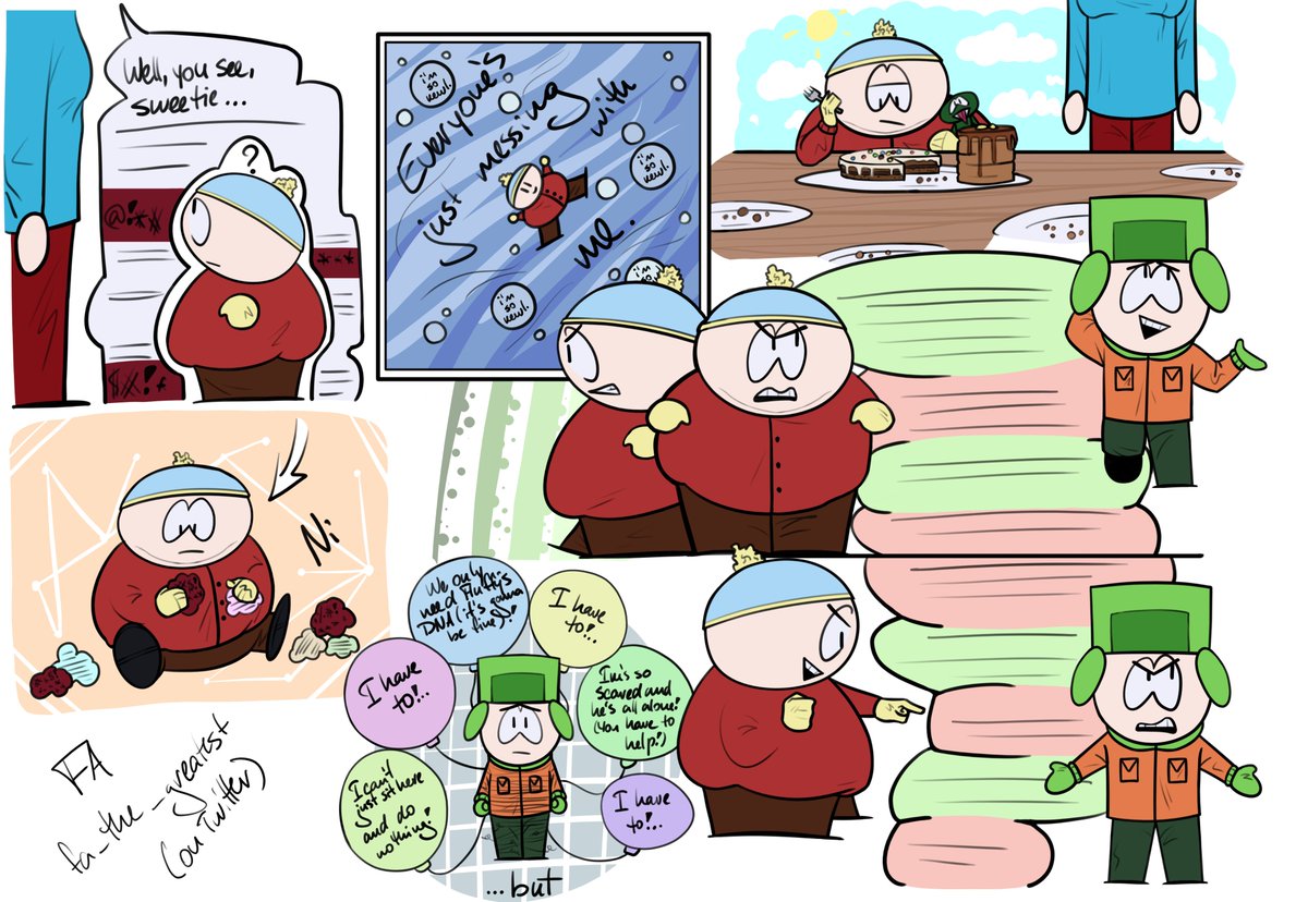 fa_the_greatest's tweet photo. Rewatched the 1st season and got a bit inspired.
#kyman #kymanweek2024 #sptwt #SouthPark #southparkfanart #kyle #cartman #cartmansp #kylesp https://t.co/ceVO2b3OBl