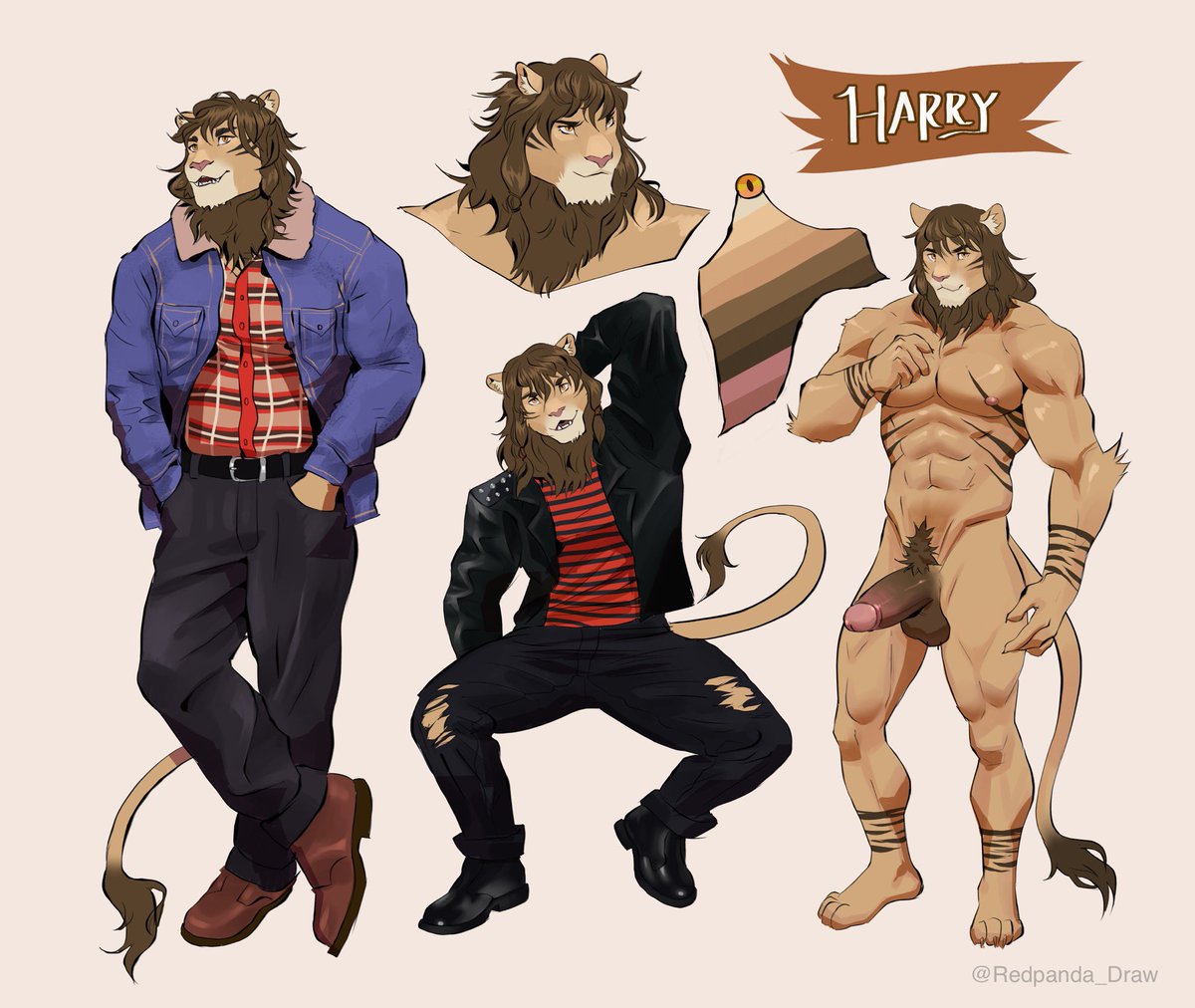 Redpanda_Draw's tweet photo. Commission last month, I really liked the result. 🦁
#furry #furryartist #furryart https://t.co/2eXDgjEzjj