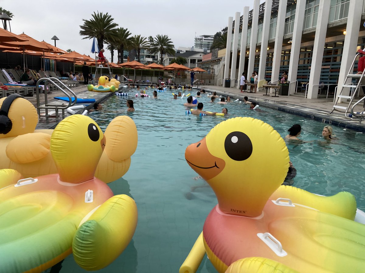 SteveLaRue2's tweet image. Very fun #SunsetSwim 🌅🏊‍♂️ tonight @SMBeachHouse 🙋🏼‍♂️🏖️ #AdultsOnly #PoolFloats #popcorn 🍿 S’mores 🍫 #Music #BeachHouseBliss