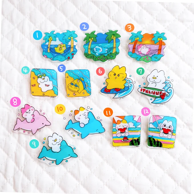 その2・海のにゃお〜んバッジ→ 