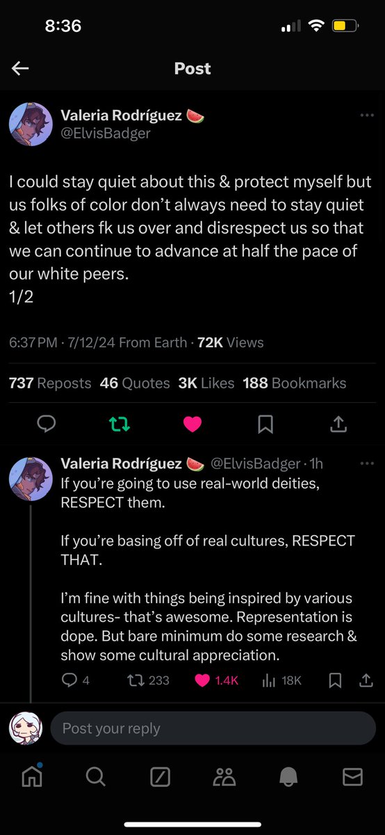EclipseVenexus's tweet photo. Seeing Sucrose’s VA and Cyno’s VA speak up on the matter is some real king shit. They better not be pressured to delete these posts from weirdos. https://t.co/GdzvyFYZC8