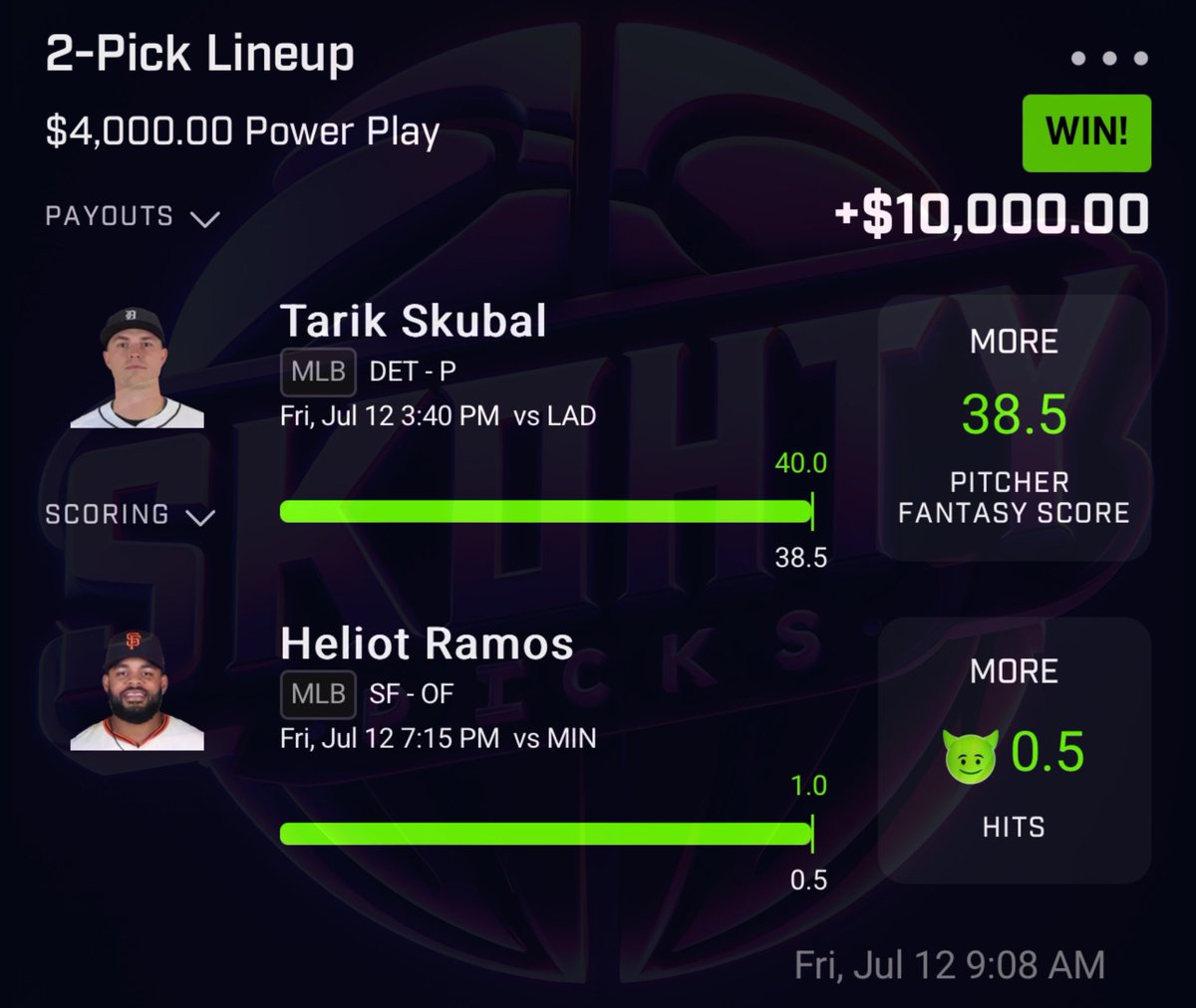 SkohtyDFS's tweet photo. $5,000 to 1 person RIGHT NOW 😮‍💨❤️

Requirements:
👍 Like
❤️ Follow @SkohtyDFS 
♻️ ReTweet
💬 Comment Cashtag/Venmo

Goodluck!

#PrizePicks #GamblingX #SkohtyPicks https://t.co/X5leVRB9dE