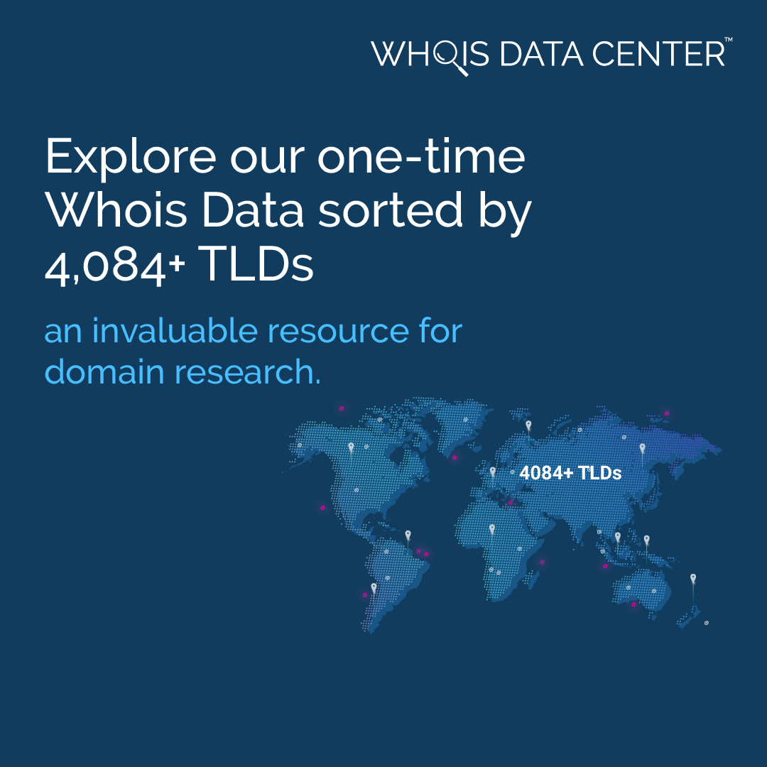 WhoisDataCenter's tweet photo. Explore our one-time Whois Data sorted by 4084+ TLDs
An invaluable resource for domain research
#WhoisDataCenter #wdc #tlds #4084tlds #data #sorteddata #domainresearch #datamanage #resource #datacenter https://t.co/QoB0R6RgQ5