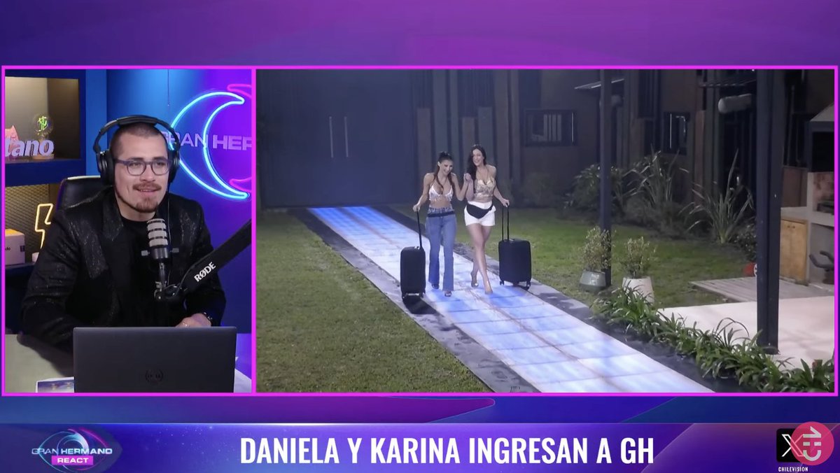 eatchispop's tweet photo. Daniela Bravo y Karina Jeréz ingresan a la casa de #GranHermanoChile luego de problemas técnicos en la transmisión 🫠. https://t.co/ar2o0SG2mF
