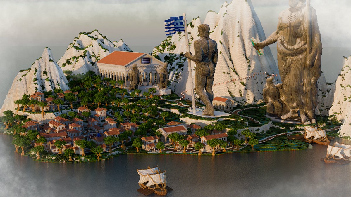 Greek Spawn Map Release

Built by :<a href="/Not_CXB/">Not CXB</a>
Render by :<a href="/AutyDub/">Austin</a>

Download the map: builtbybit.com/resources/750x…

#minecraft #3d #minecraftbuilds #minecraftbuild #minecraft #render #rendering #map #minecraftart