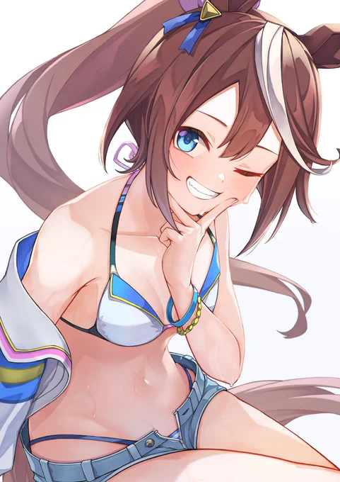 水タイプのテイオー描きました #ウマ娘 #トウカイテイオー