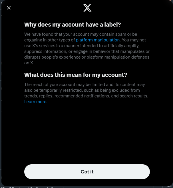 wait, what does this even mean when i barely ever post on twitter ? @TwitterComms <a href="/X/">X</a> <a href="/XCreators/">Creators</a>