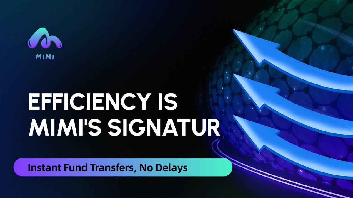 📬Experience smooth cross-chain operations and convenient asset management with #MIMI. 
🪄Enhance liquidity and optimize your investment portfolio.
#MIMI #MultiChainAssets