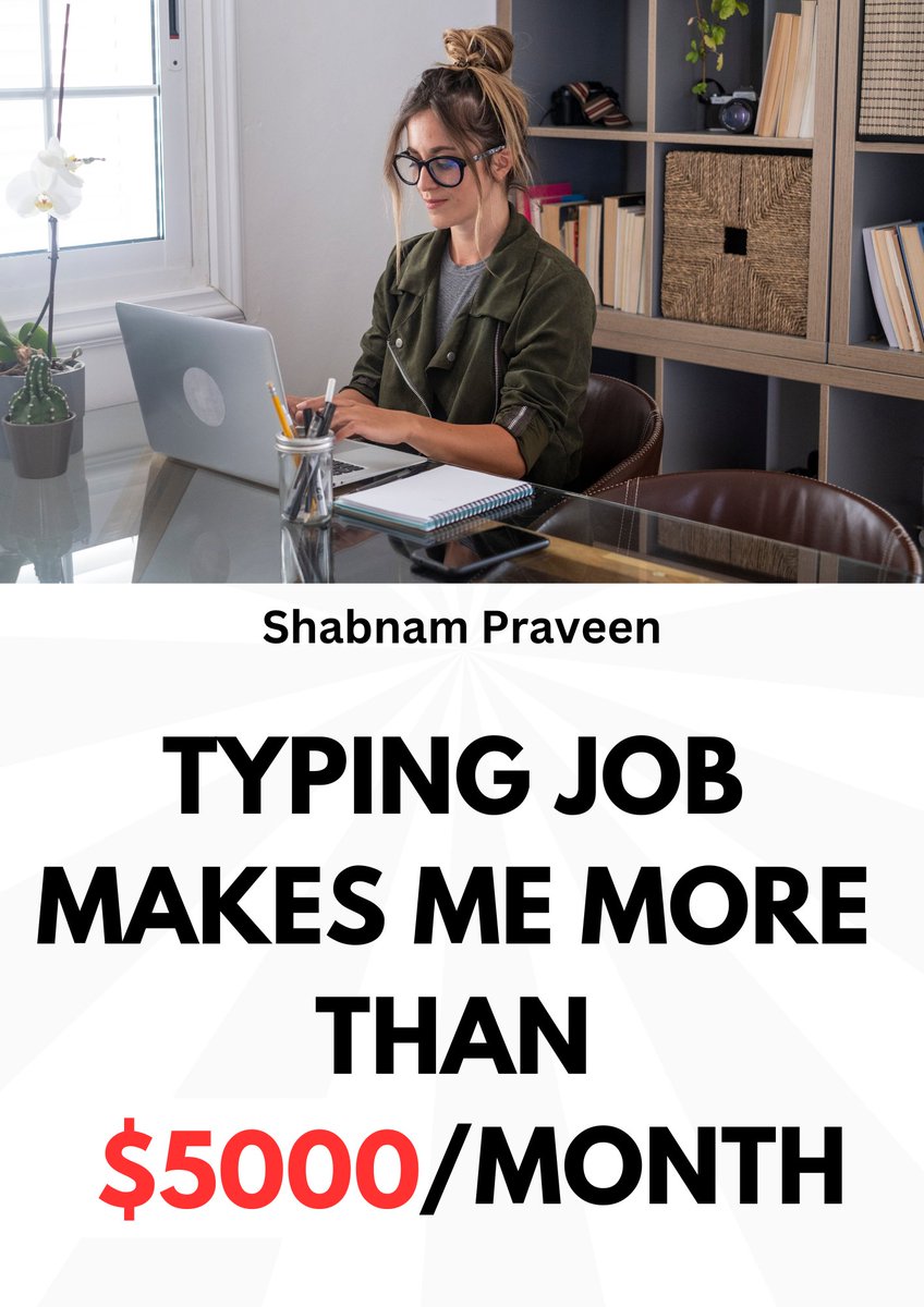 shabnam_774's tweet photo. Typing Job makes me more than $5,000/month

I made a guide compiling 30 ways to help you make $5000 a month  

Usually $199, but today, it's Free.

To get:
- Follow &amp; Retweet
-Like this post
-Comment 'send'

I will DM it to you (Must be following me) https://t.co/SiBbkt4pSc