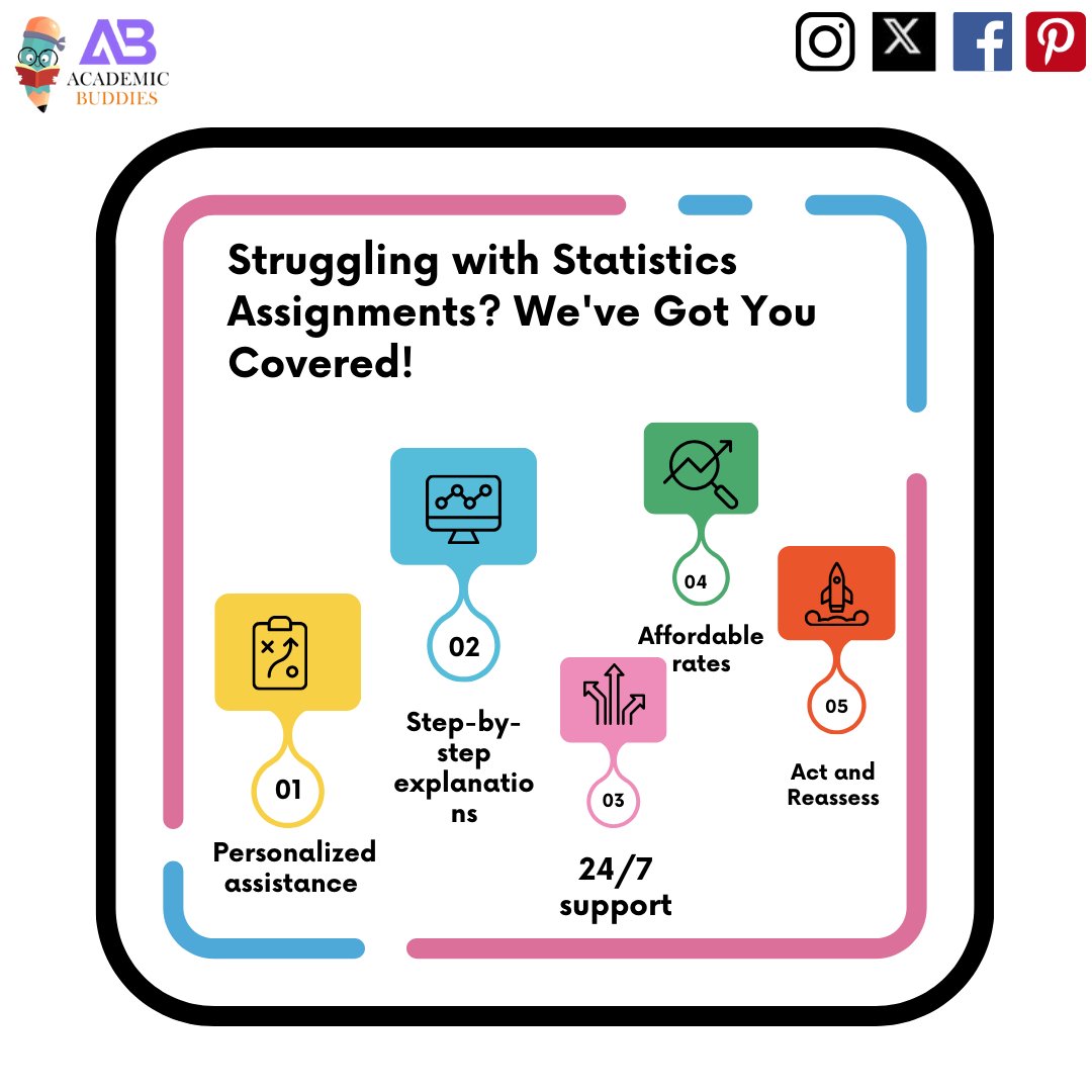 ac_buddies's tweet image. Struggling with your statistics assignment? 🤔📊 Get expert help now! From hypothesis testing to regression analysis, we&apos;ve got you covered. #StatisticsHelp #AssignmentHelp #StudentSupport