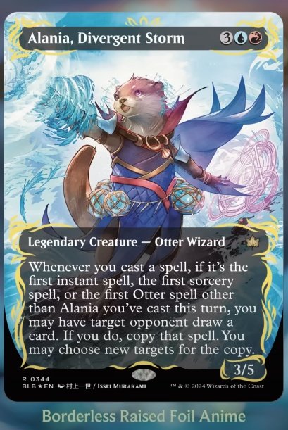 GhoulishhGF's tweet photo. I feel like I helped manifest Izzet otters into existence. After being generally disappointed by the lack of Otters (let alone otters I could make into a Commander) I landed on Neera as my ideal deck &amp; have really fallen in love with Izzet.

But now I have so many friends 🥺💙❤️ https://t.co/VszZbaUY24