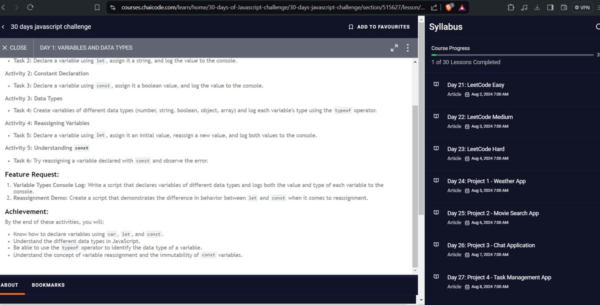 kumailllv's tweet photo. Embarking on the #30DaysJS odyssey with @Hiteshdotcom   ! Thrilled to delve into the intricacies of JavaScript, enhancing my coding prowess and pushing the boundaries of web development.
#Javascript #code https://t.co/NHXNAZKEIM