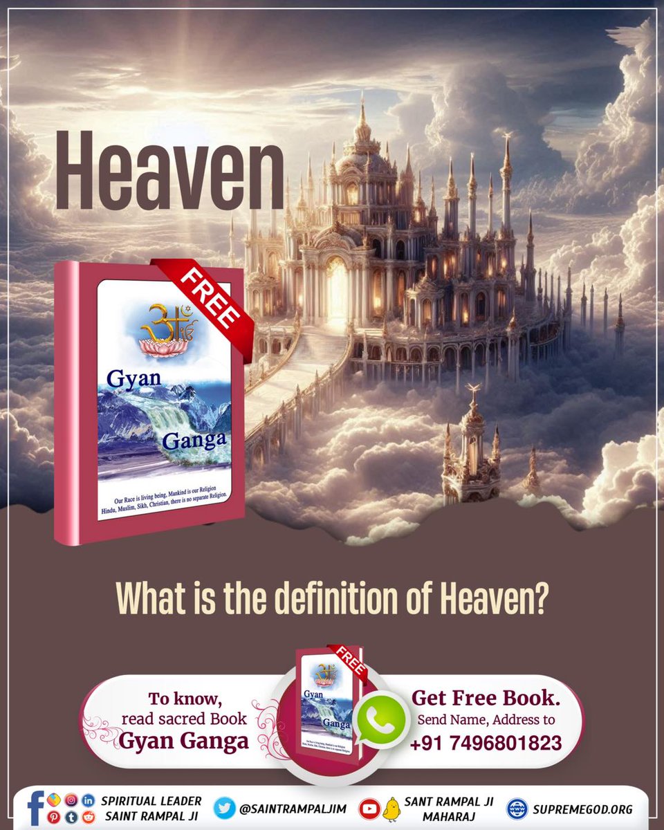 tilakdass1's tweet photo. #GodMorningSaturday
What is the definition of Heaven?
For more information contact no. :-
7496801825

#मीडिया_को_झूठ_शोभा_नहीं_देता https://t.co/nx1A0Zb31c