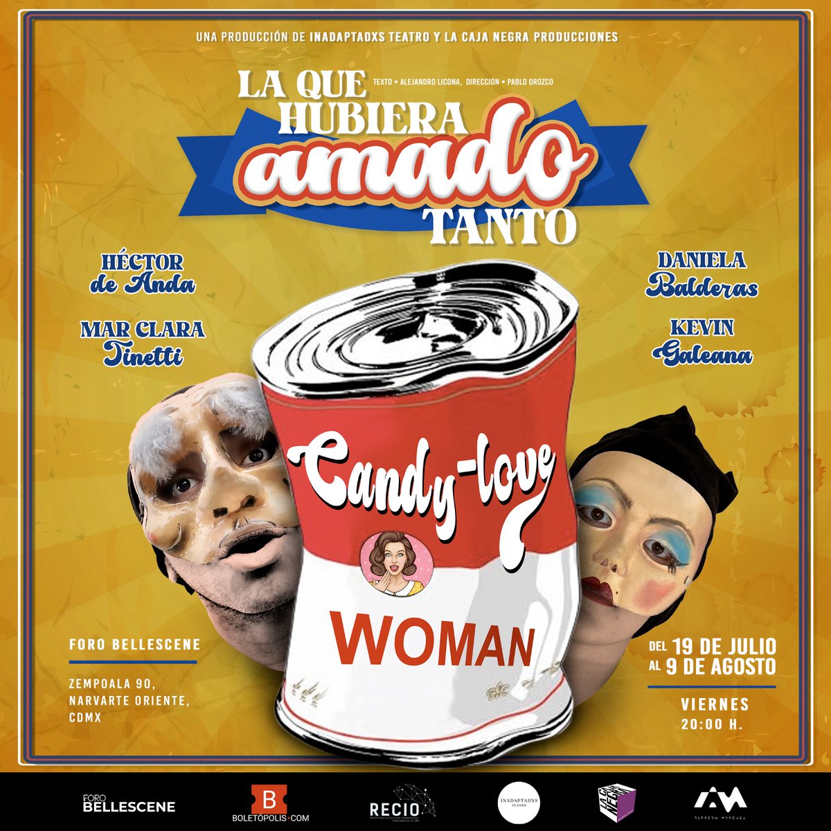 ForoBellescene's tweet photo. ⚠️GRAN ESTRENO⚠️
"LA QUE HUBIERA AMADO TANTO"❤️
📆Del 19 de julio al 9 de agosto de 2024
Viernes ⏰20:00 horas
¿Será la indicada para Odilón y dejara atrás la soltería?
🎟 EN TAQUILLA Y @boletopolis https://t.co/a7CS9YMGpD
#mujerperfecta #parejaideal #amorverdadero #amorcomprado https://t.co/pZkZXIzRCZ